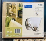 Progress Lighting Trinity 1-LIGHT Nickel Transitional Vanity #785247189526. Fixed Price $39.88.