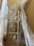 Elk Lighting 57131/2 Pemlico 2-LIGHT Vanity Light, White Glass, Satin Nickel. Fixed Price $92.99.