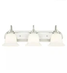 Westinghouse 6301500 Harwell 25"W Light Bathroom Vanity - Nickel. Fixed Price $80.00.
