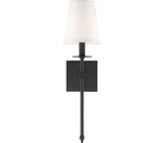 Savoy House 9-302-1-89 Monroe Wall Sconce, 1-LIGHT 60 Watts, Matte Black. Fixed Price $127.22.