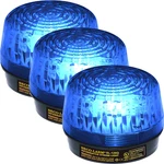 Seco-larm SL-126Q/B Pack Of 3 Strobe Lights Blue Ot 12VDC Easy 2-WIRE. Fixed Price $120.78.