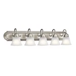Vanity Bath Light 36 Brushed Nickel Clear Glass Kichler 5339NIS Modern. Fixed Price $179.99.
