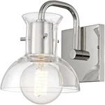 Mitzi Riley Polished Nickel 1-LIGHT Bath & Vanity Fixture 7.25" Tall. Fixed Price $174.99.