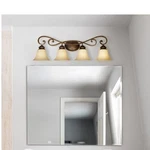 Designers Fountain 81804-FSN Mendocino Bathroom Vanity Light Fixture. Fixed Price $175.00.