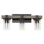 Elegant Designs Gray Rustic Lantern Restored Wood Look Bath Vanity Light. Fixed Price $23.68.