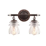 Kalco 6312AC Two Light Bath Brierfield Antique Copper. Fixed Price $476.00.