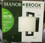 Manor Brook Dalton 1-LIGHT Oil Rubbed Bronze Sconce. Fixed Price $39.88.