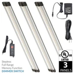 Lightkiwi T1228 Inch Warm White Led Under Cabinet Lighting - 3 Panel Kit. Fixed Price $56.99.