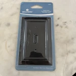 Liberty Hardware 64219 Architectural Series Single Wall Plate - Matte Black. Fixed Price $9.00.