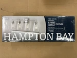 Hampton Bay Wakefield 31 4-LIGHT Chrome Modern Vanity Clear Shades HB3682-07. Fixed Price $57.00.
