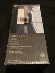 Allen+roth Greer Led Vanity Brushed Nickel Finish With Frosted Acrylic Shade. Fixed Price $49.99.