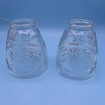 Litex Industries Clear Glass Floral Swirls Design Light Shade Sconce Replacement. Fixed Price $9.99.