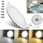 Recessed Led Panel Lights Lighting 3W 6W 9W 12W 18W 24W Ceiling Lamps Fixtures. Fixed Price $182.99.