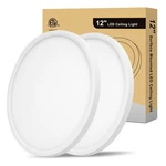 Wembanma Flush Mount Led Ceiling Light - 12 Inch, Dimmable And 5CCT Selectable,. Fixed Price $54.46.