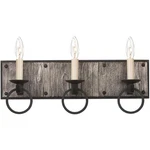 Kalco Lighting 509233BI Laramie Bathroom Vanity Black Iron. Fixed Price $370.00.