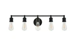 Wall Sconce Black Bathroom Vanity Dining Lighting 5 Fixture 29". Fixed Price $195.33.