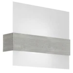 Eglo Nikita 14" Wall Light, Matte Nickel Satin 86997A Steel & Glass. Fixed Price $24.98.