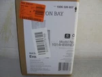 Hampton Bay Evangeline 4.5 In. 1-LIGHT Brushed Nickel Indoor Wall Sconce. Fixed Price $18.71.