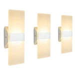 Changm Led Wall Sconce Modern Light Warm WHITE-3 Pack,. Fixed Price $62.58.