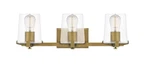 Quoizel Perry Weathered Brass 23.5" Wide Bathroom Vanity LIGHT:PRY8624WS. Fixed Price $99.99.