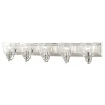 Livex Birmingham Light Vanity Sconce, Brushed Nickel 17075-91. Fixed Price $395.96.