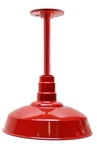 Ark Standard Dome 16" Industrial Lighting AS16-RED -12" Nippel ACN004 Barn Rlm. Fixed Price $119.00.