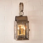 Irvins Country Tinware Double Wall Lantern Weathered Brass 2-LIGHT. Fixed Price $375.95.