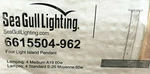 Sea Gull 6615504-962 Jourdanton 4LIGHT 12IN Brushed Nickel Pendant Ceiling. Fixed Price $499.99.