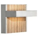 Lbl Lighting WS696ZESCLED Wall Lights With Zebra Insert Shades, Nickel. Fixed Price $169.99.