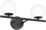 Yhtlaeh Bathroom 2 Vanity Light Fixtures Brushed Black Milk White Globe Glass. Fixed Price $30.00.