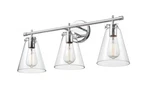 Millennium 3-LIGHT Bathroom Vanity In Chrome. Fixed Price $273.90.