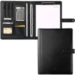 Professional Portfolio Leather Business Padfolio Notebook With Letter Size Cl.... Fixed Price $30.71.