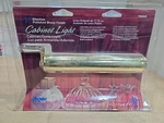 Angelo 75055 Polished Brass Finish 7" Slimline Cabinet Light Display Adjustable. Fixed Price $16.59.