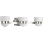 Progress Lighting P300078-009 Index Bathroom Light, Brushed Nickel New. Fixed Price $99.99.
