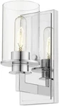Z-lite 462-1S-CH Savannah Single Light 10" Tall Bathroom Sconce, Chrome. Fixed Price $67.49.