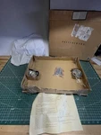 Pottery Barn Brayden Magazine Rack Polished Nickel Finish , New Box. Fixed Price $48.00.