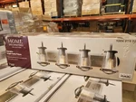 Home Decorators Collection Georgina 4 Light Weathered Iron Vanity. Fixed Price $35.00.