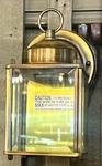 Savant Lighting Exterior Antique Brass 7001-1 Ab Display Fixture. Fixed Price $12.00.