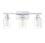 Lambert 3 Light Bathroom Vanity In Polished Chrome By Savoy House -. Fixed Price $292.00.