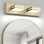 Okeli 2 Lights Bathroom Vanity Fixtures Gold Led Dimmable Ove. Fixed Price $110.84.