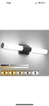Solfart Modern Led Vanity LIGHTS,32 Inch Black Bathroom Fixture 6000K. Fixed Price $36.88.