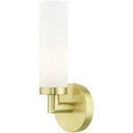 Livex Lighting 10103-12 Aero Wall Sconce Satin Brass. Fixed Price $89.96.