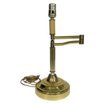 Vintage Swing Arm Brass 13 Table Desk Lamp Underwriters Laboratories. Fixed Price $41.39.
