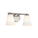 Justice Design Alpino Light Bath Bar, Opal/brushed Nickel FSN-8032-OPAL-NCKL. Fixed Price $178.20.