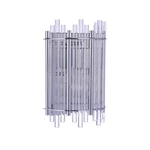 Craftmade Reveal Light Wall Sconce, Chrome/clear 59201-CH. Fixed Price $142.40.