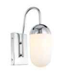 Bathroom Or Dining Frosted White Glass Lamp Shade Wall Sconce Light Fixture. Fixed Price $138.54.