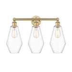 Innovations Cindyrella 3LT 25" Bath Vanity Light, Brass/clear 616-3W-BB-G652-7. Fixed Price $543.40.