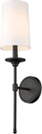 Z-lite 3033-1S-MB Light Wall Sconce, Matte Black Finish With Modern Style. Fixed Price $108.80.