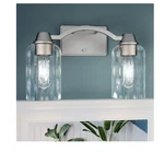 Quoizel Acacia 14-IN 2 -light Brushed Nickel Transitional Vanity. Fixed Price $95.99.