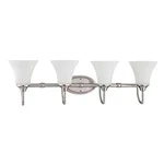 Sunset Lighting Bright Satin Nickel Finish. Fixed Price $48.99.